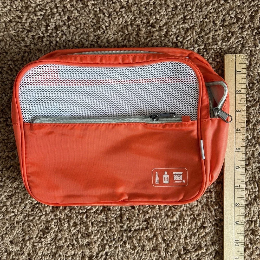 OlarHike Orange 8-Piece Travel Packing Cubes Organizer Bags Pouches Mixed Sizes